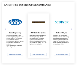 Buyer's Guide Company Pages